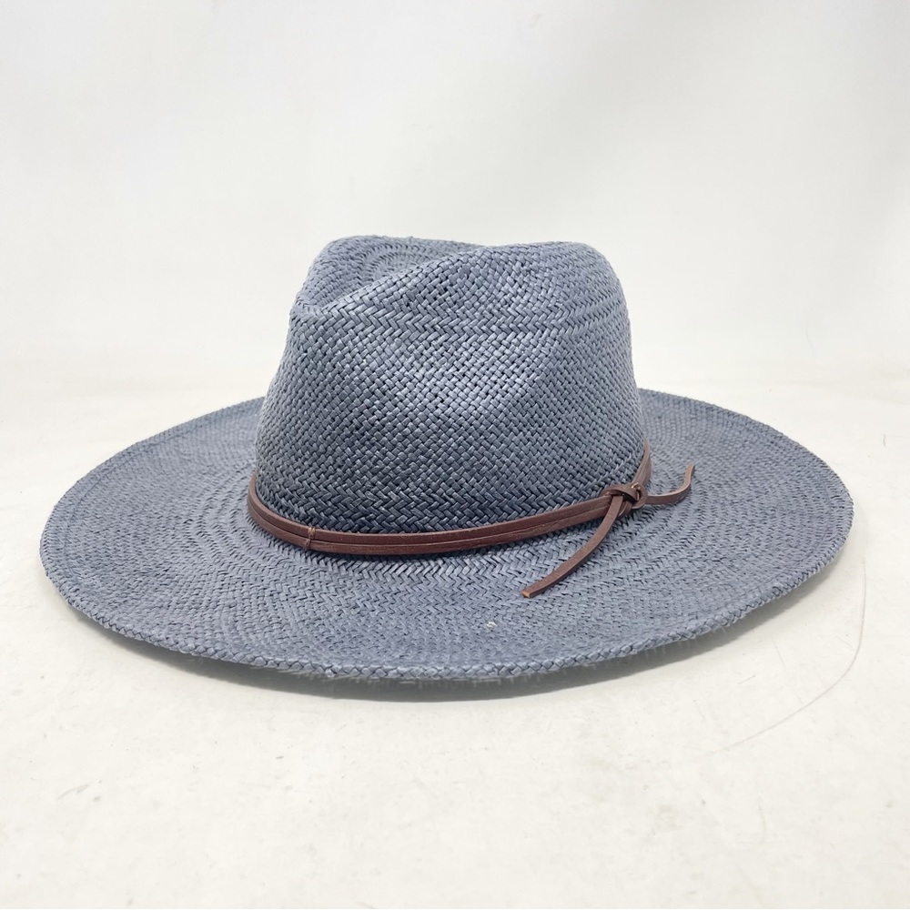 Frye Indigo Straw Weston Fedora